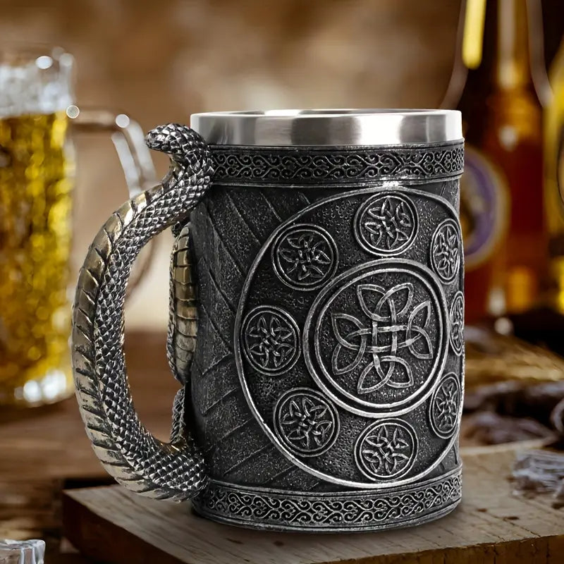 Silvery Dragon Mug