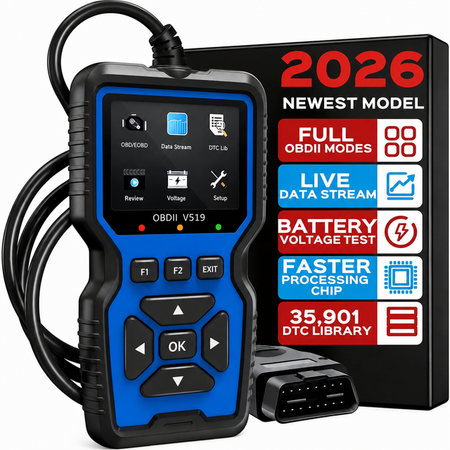 Professional OBD2 Diagnostic Scanner Tool