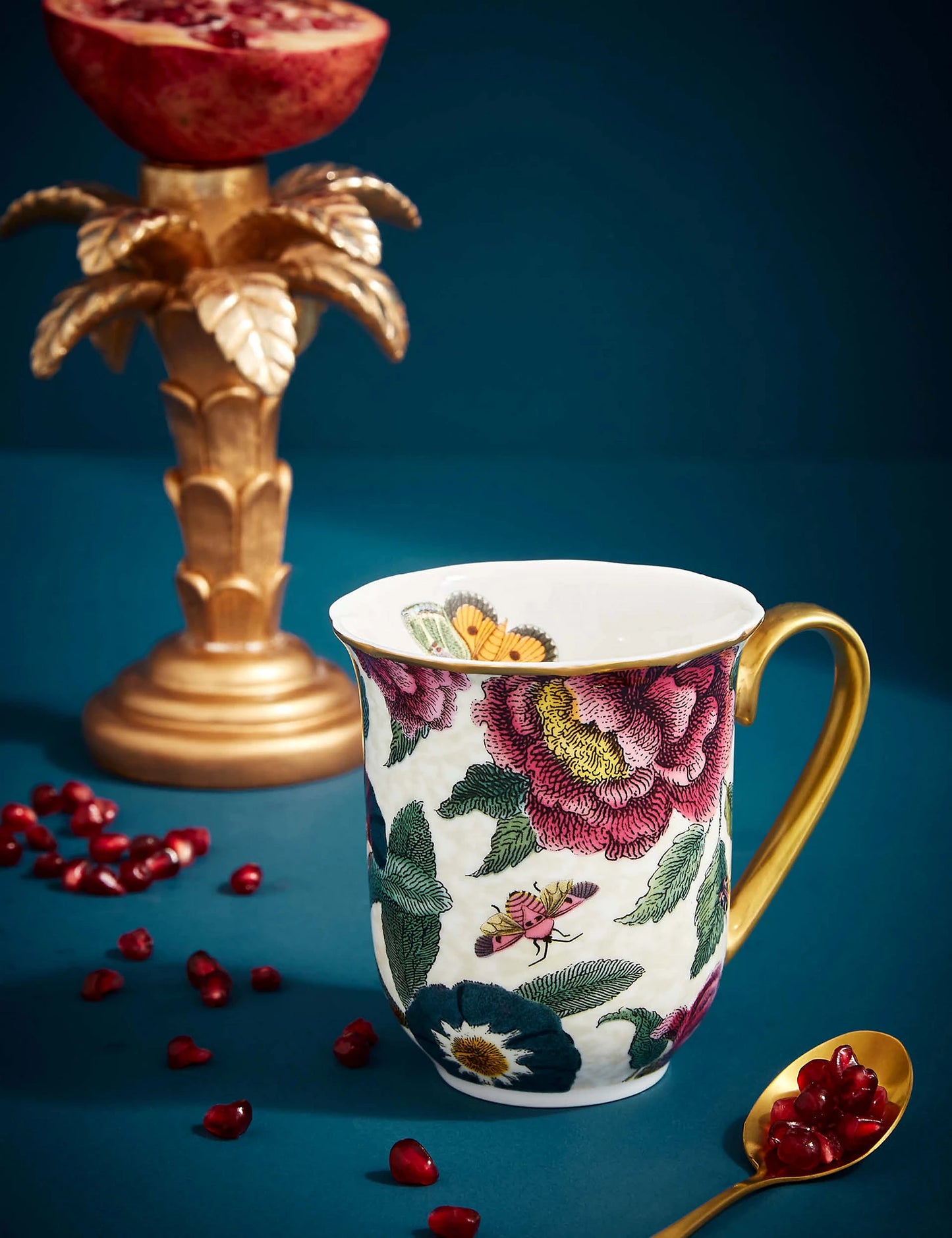 Creatures of Curiousity Floral Mug