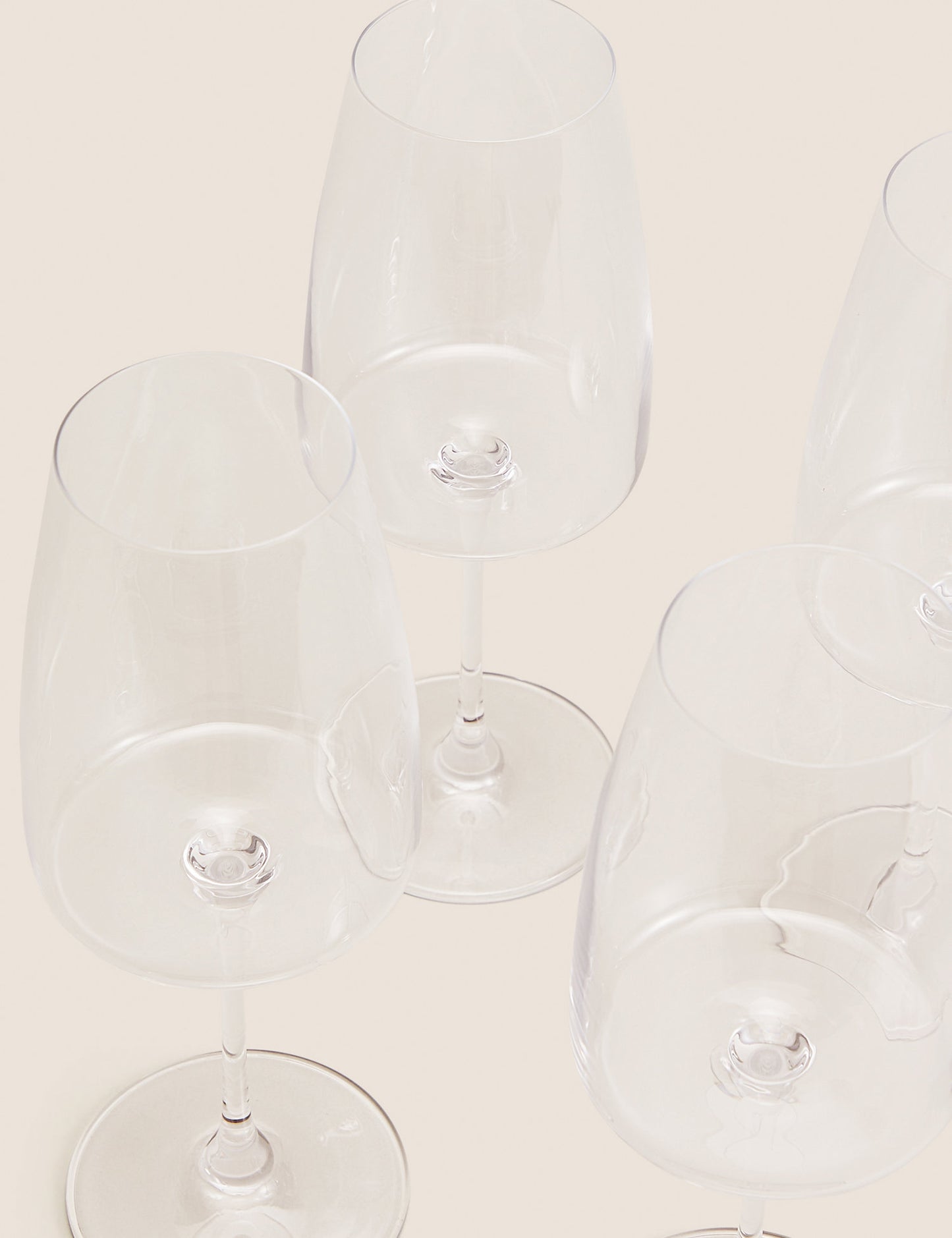 Set of 4 Contemporary White Wine Glasses