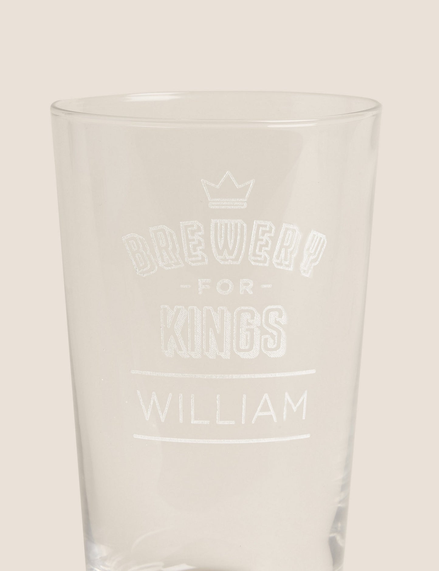Personalised Beer Glass