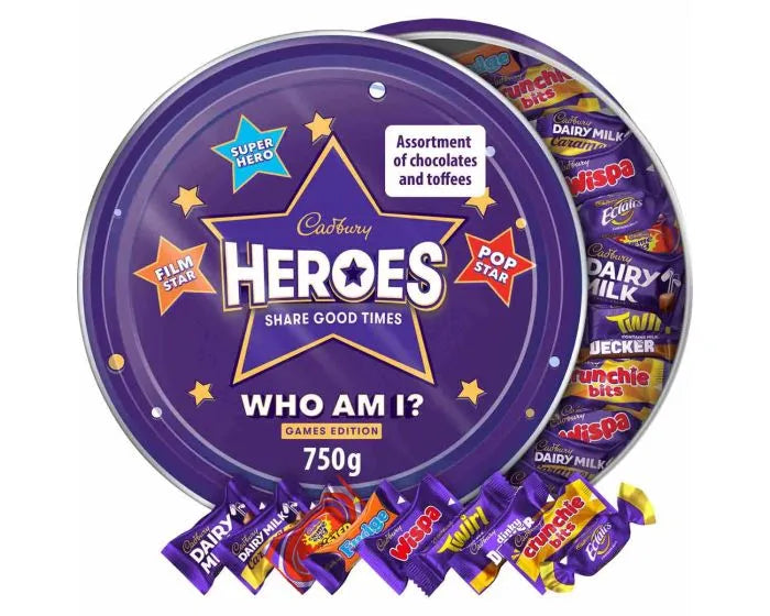 CADBURY HEROES LIMITED GAME EDITION TIN 750G