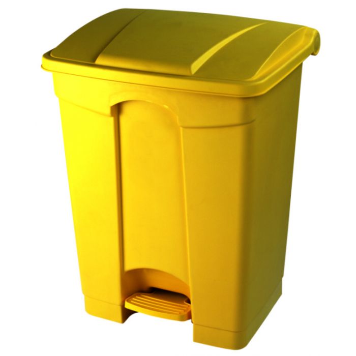 45L Step-on Container/Bin Yellow Pack size: Case of 1