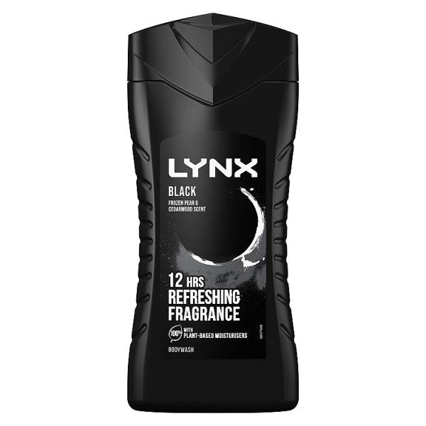 Lynx Black Frozen Pear & Cedarwood Scent Bodywash 225ml Pack size: Case of 6