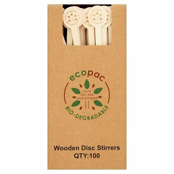 Ecopac 100 Wooden Disc Stirrers