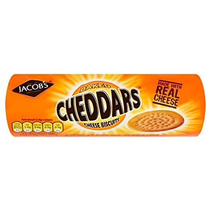 Jacob's Baked Cheddars Cheese Crackers 150g PMP £1.59 Pack size: Case of 12