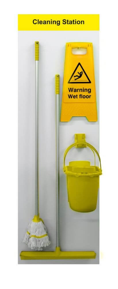 Shadowboard - Cleaning Station Style C (Yellow)