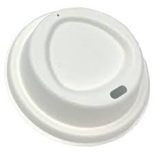 H-Pack 80mm Eco Bagasse Lids 100s