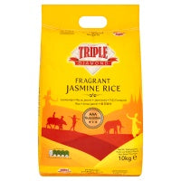 Triple Diamond Fragrant Jasmine Rice 10kg Pack size: Case of 1