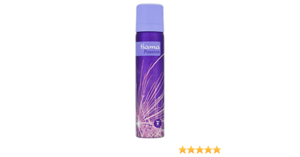 Tiama Passion Body Fragrance 75ml Pack size: Case of 12