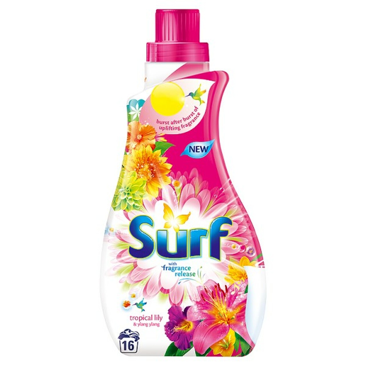 Surf Tropical Lily & Ylang Washing Liquid 16 Wash 560ml Pack size: Case of 4
