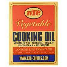 KTC Vegetable Cooking Oil 20 Litres case of 1