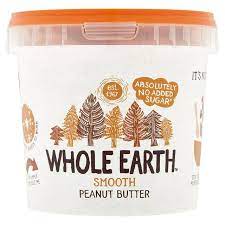 Whole Earth Smooth Peanut Butter 1kg Pack size: Case of 2