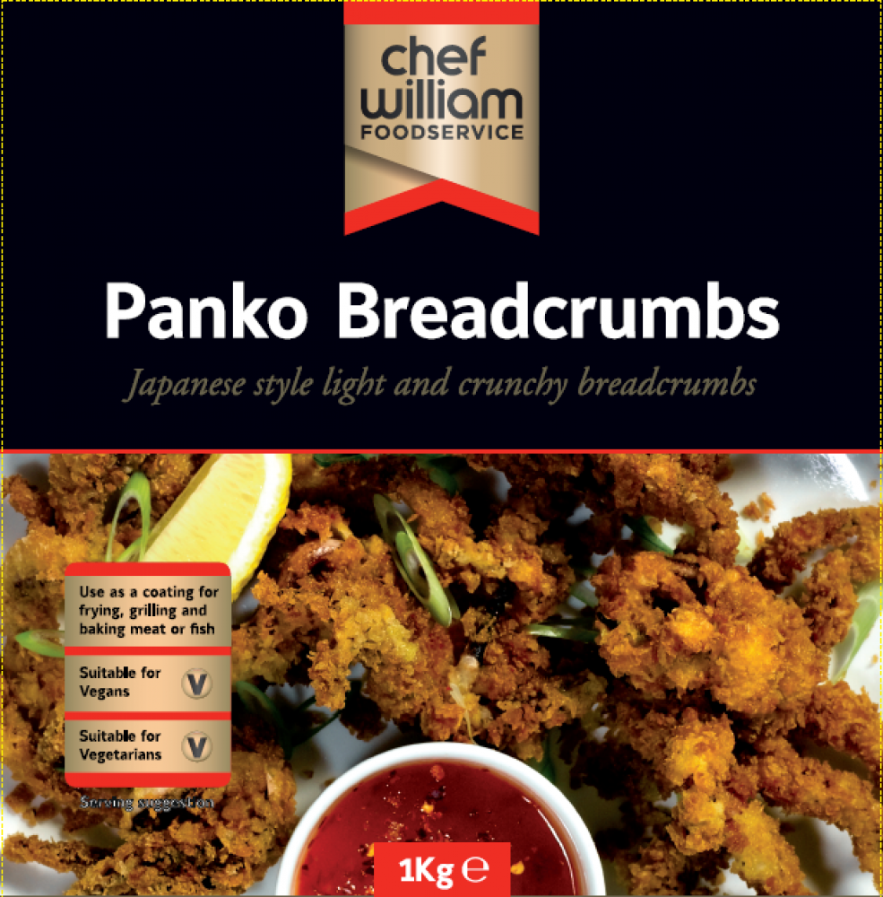 chef william panko bread crumbs 1kg case of 4