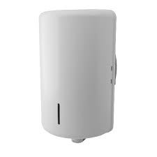 Mini Centre Feed Dispenser White ABS Pack size: Case of 1