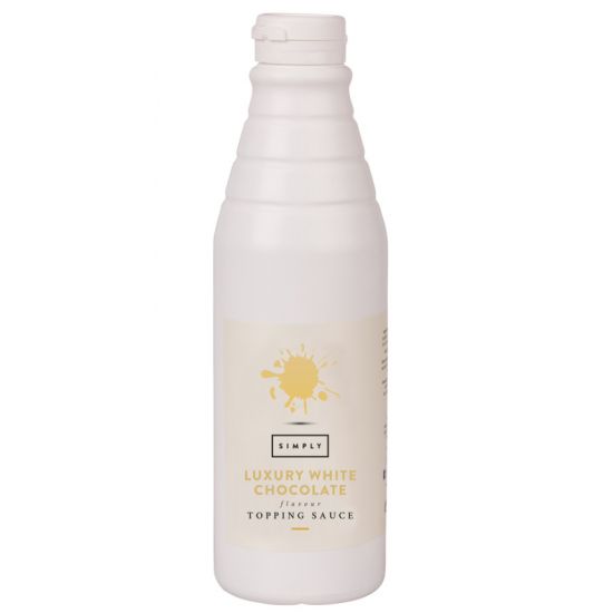 Simply Luxury White Chocolate Flavour Topping Sauce 1kg