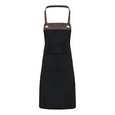 Espresso Bib Apron Black/Brown