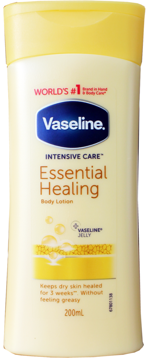 Vaseline Essential Healing Body Lotion 200ml Pack size: Case of 6