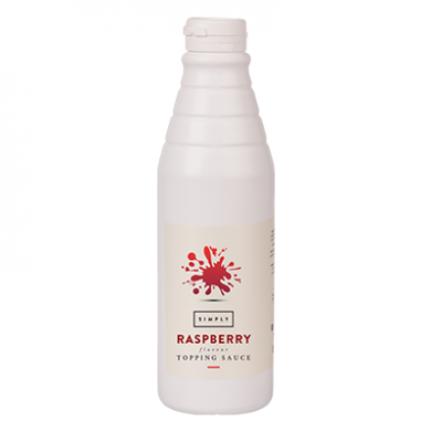 Simply Raspberry Flavour Topping Sauce 1kg case of 6