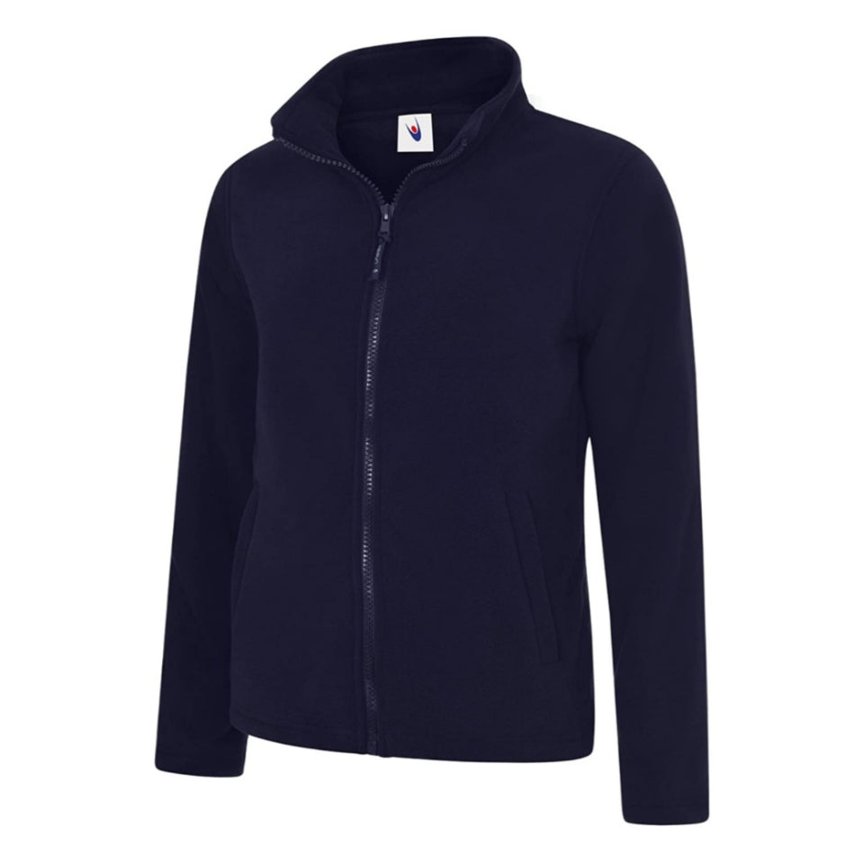 Womens Classic Full Zip Micro Fleece Navy (14)