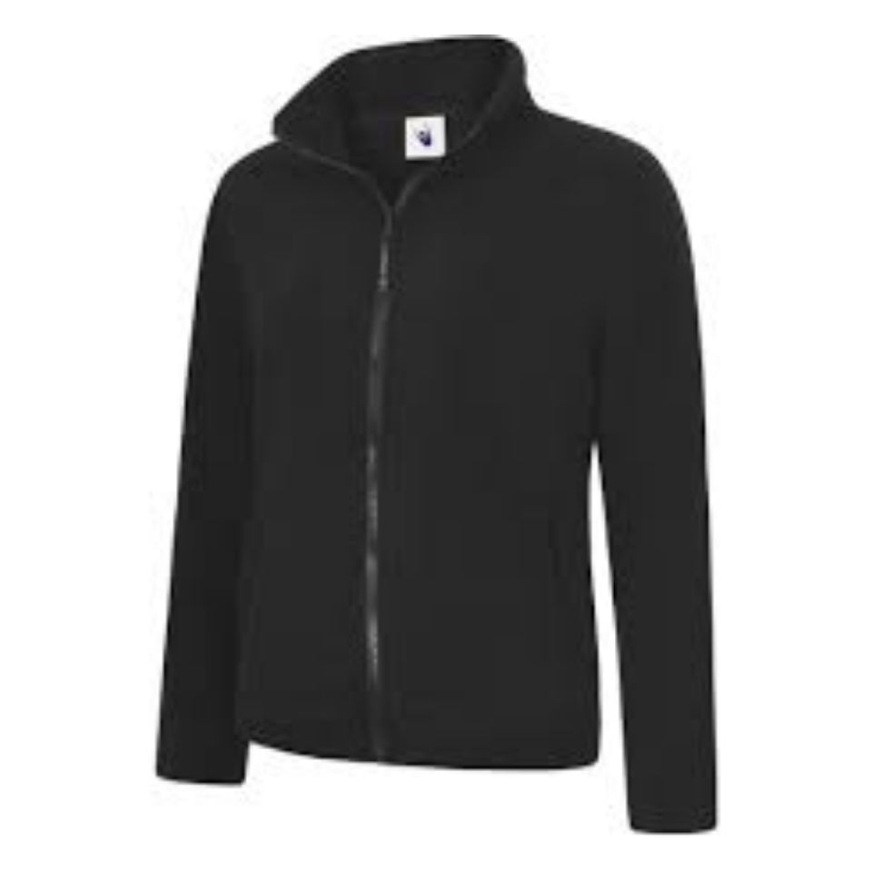 Womens Classic Full Zip Micro Fleece Black (14)