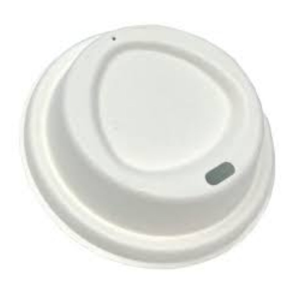 H-Pack 90mm Eco Bagasse Lids 100s case of 1