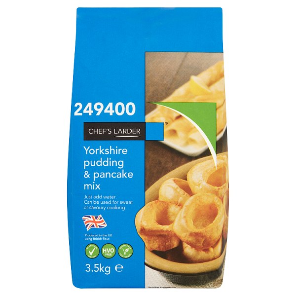 Chef's Larder Yorkshire Pudding & Pancake Mix 3.5kg case of 1
