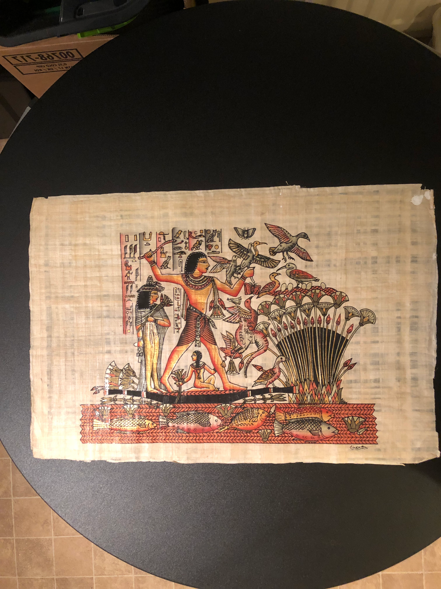 Original papyrus paper ( the king,s journey)