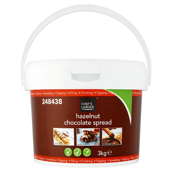 Chef's Larder Hazelnut Chocolate Spread 3kg case of 6