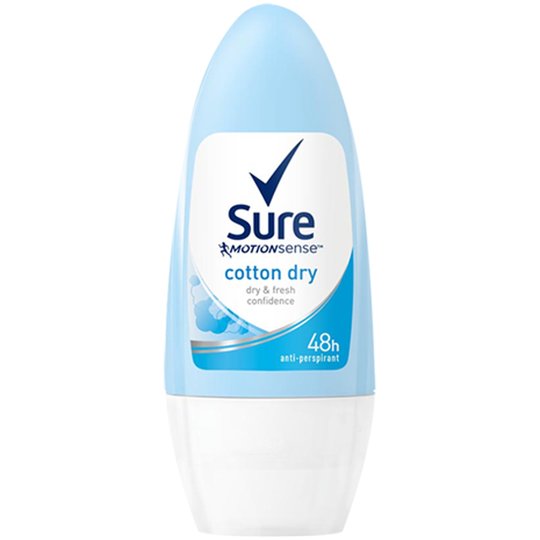 Sure Women Cotton Roll-On Antiperspirant Deodorant 50Ml