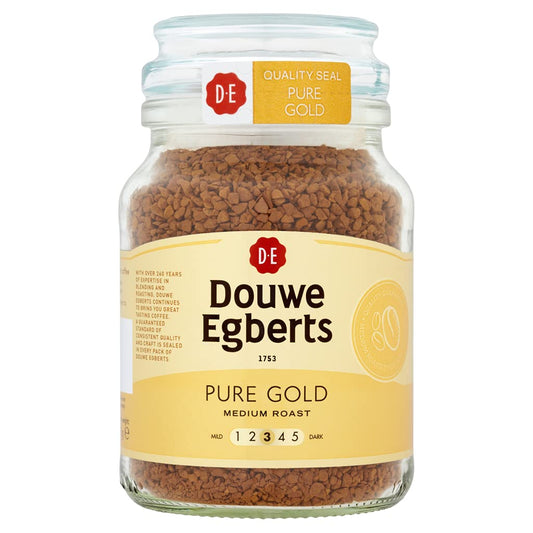 Douwe Egberts Pure Gold Medium Roast 95g case of 6