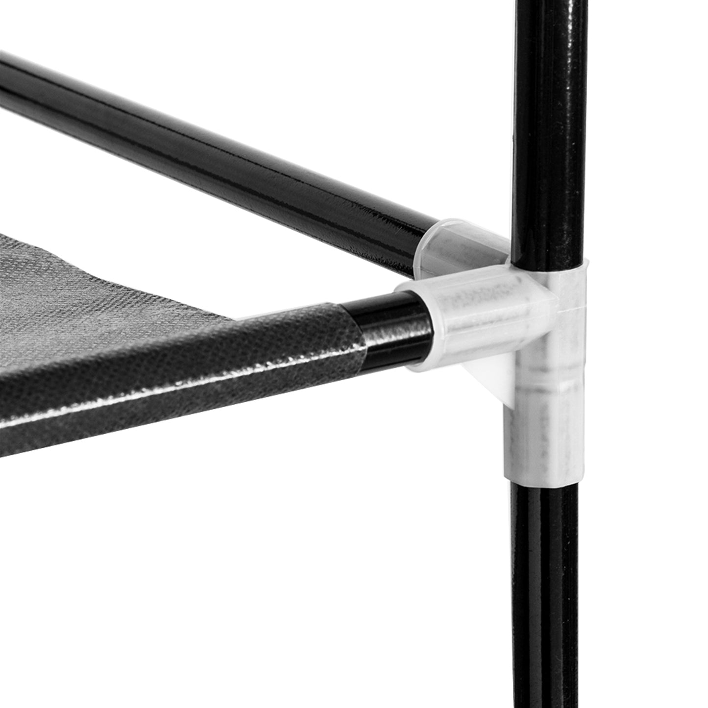 10 Tiers Shoe Rack with Dustproof Cover Closet Shoe Storage Cabinet Organizer Black