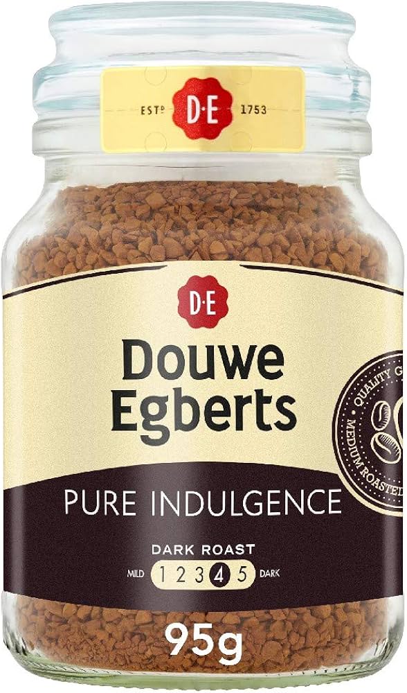 Douwe Egberts Pure Indulgence Dark Roast Instant Coffee 95g
