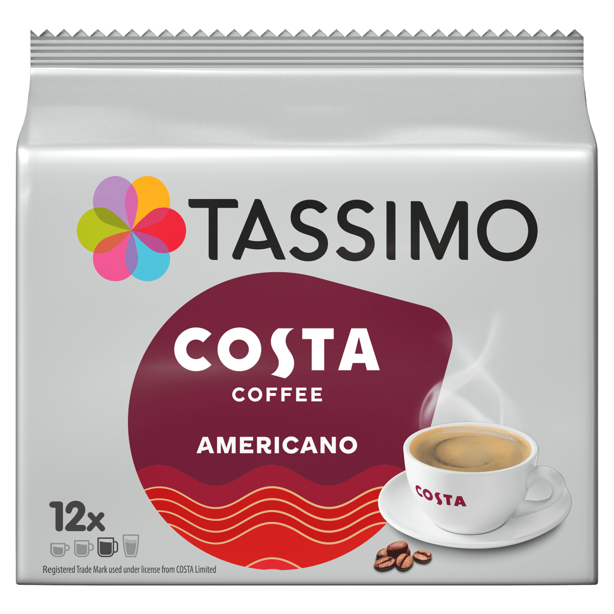 Tassimo Costa Americano 12 x 19g (108g)