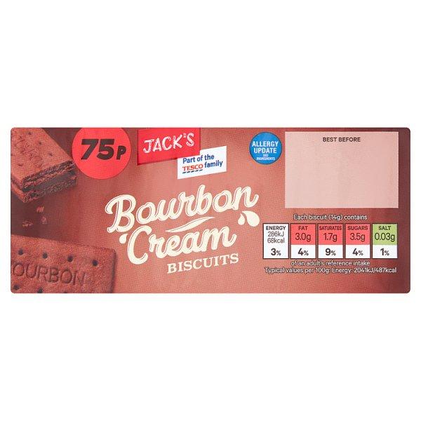 Jack's Bourbon Cream Biscuits 150g Pack size: Case of 12