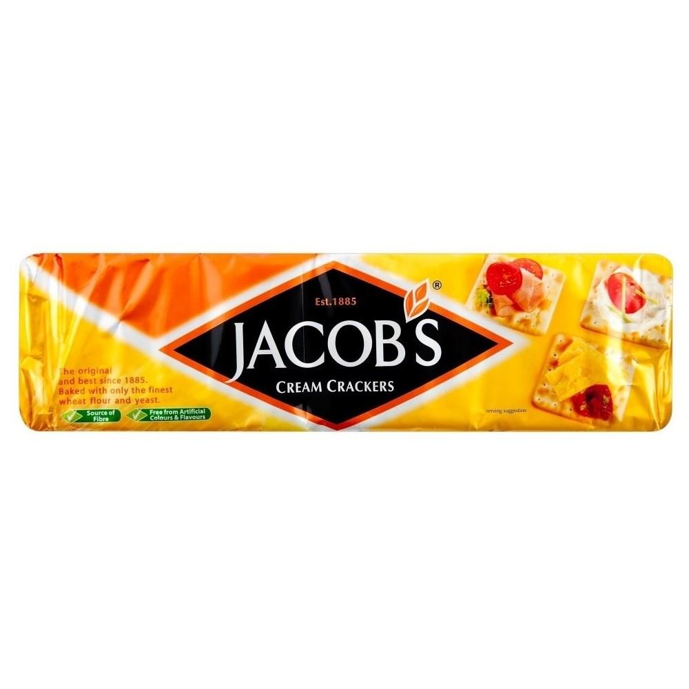 Jacob's Cream Crackers 300g Pack size: Case of 12