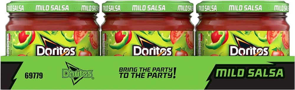 Doritos Mild Salsa Sharing Dip Tray 6 x 300g Pack size: Case of 6