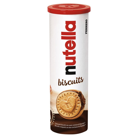 Nutella Hazelnut Chocolate Spread Filled Biscuits Tube 166g Pack size: Case of 20