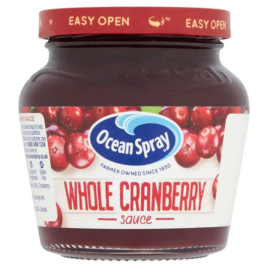 Ocean Spray Whole Cranberry Sauce 250g Pack size: Case of 6