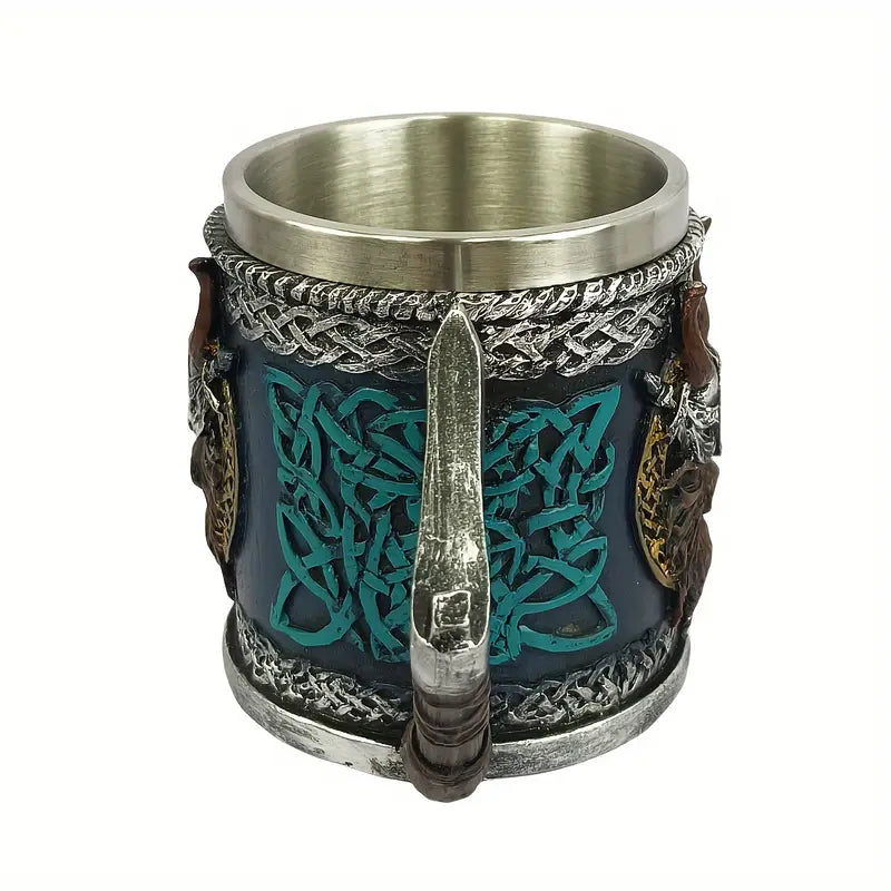 3D Viking-Themed Coffee Mug