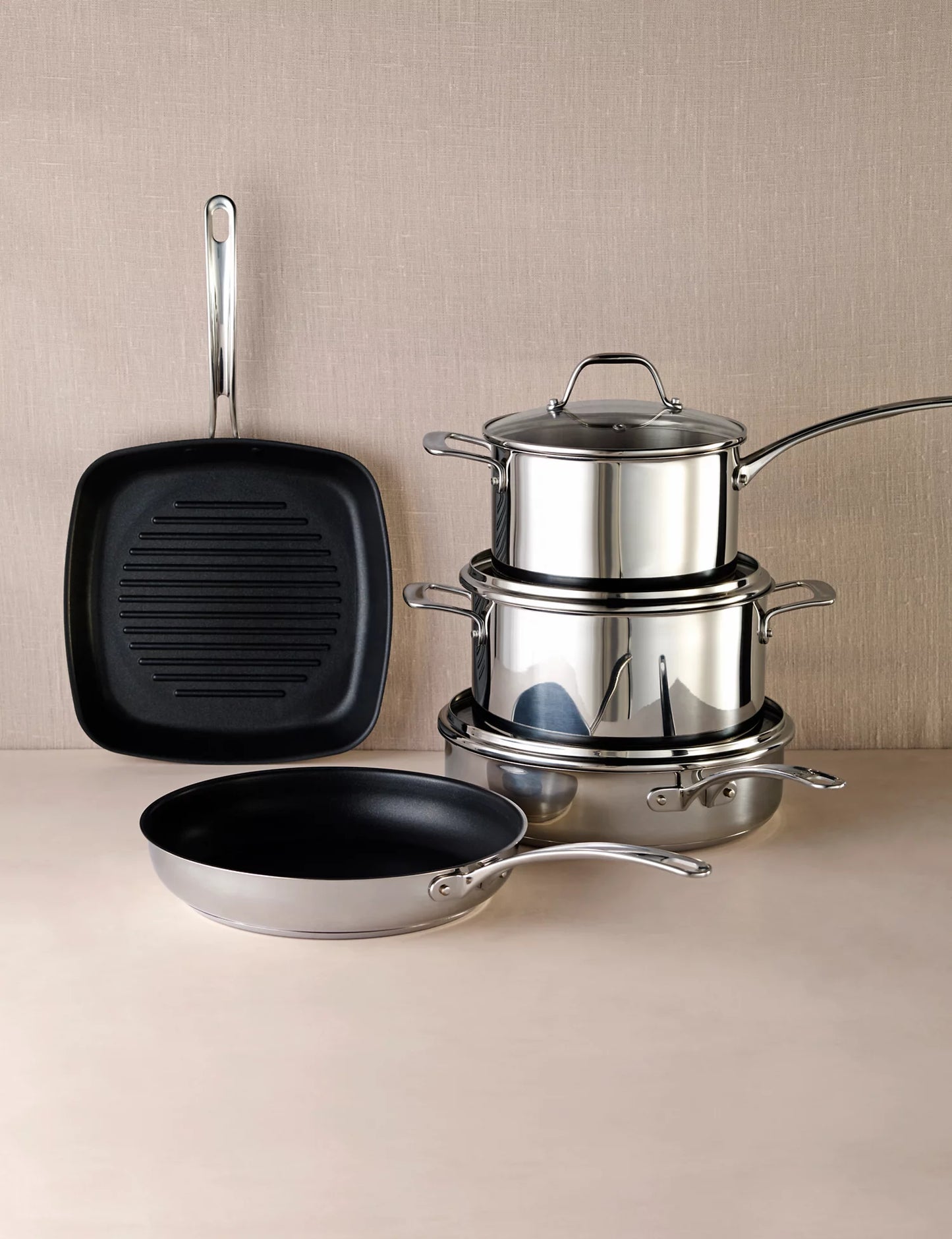 Stainless Steel 20cm Large Saucepan