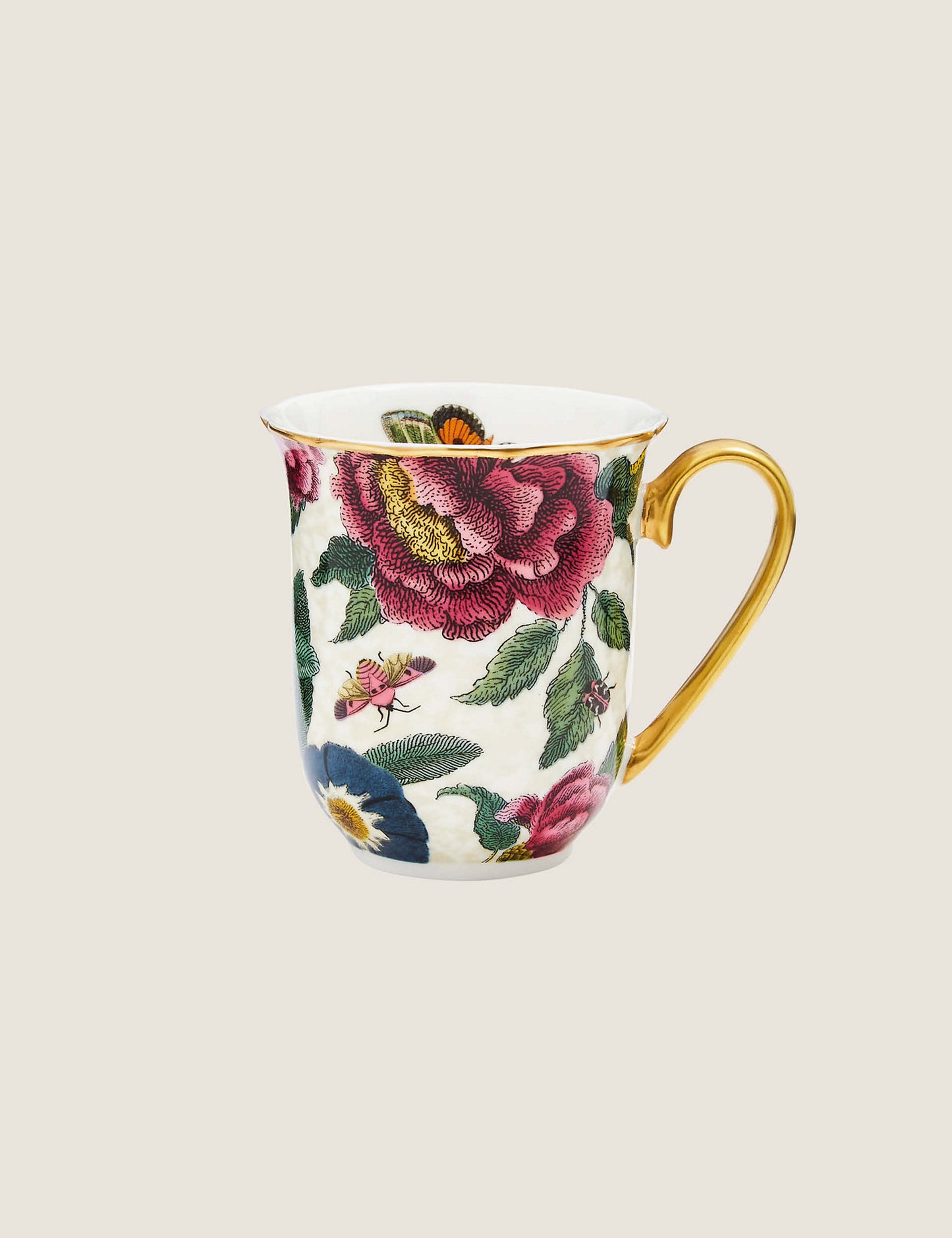 Creatures of Curiousity Floral Mug