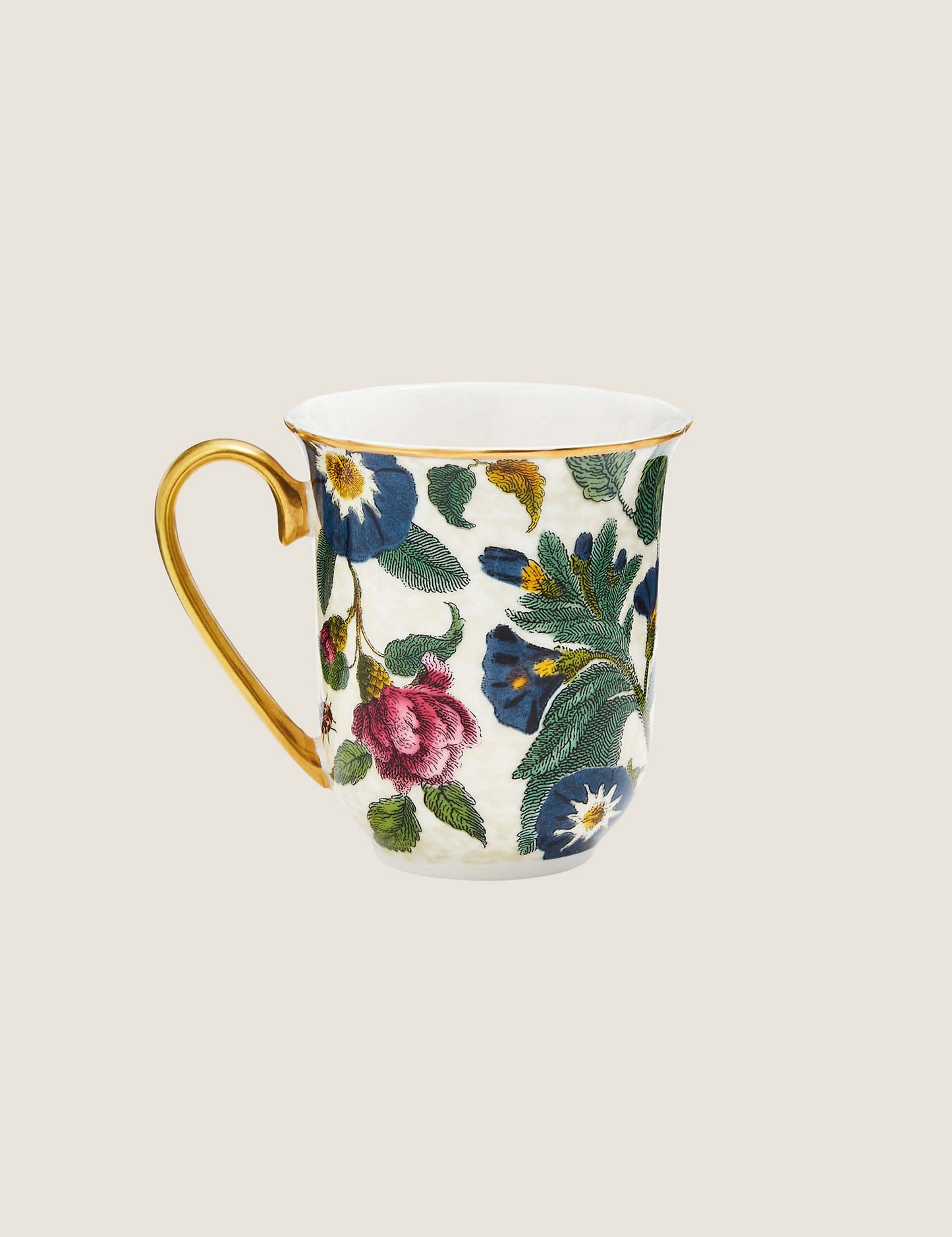 Creatures of Curiousity Floral Mug