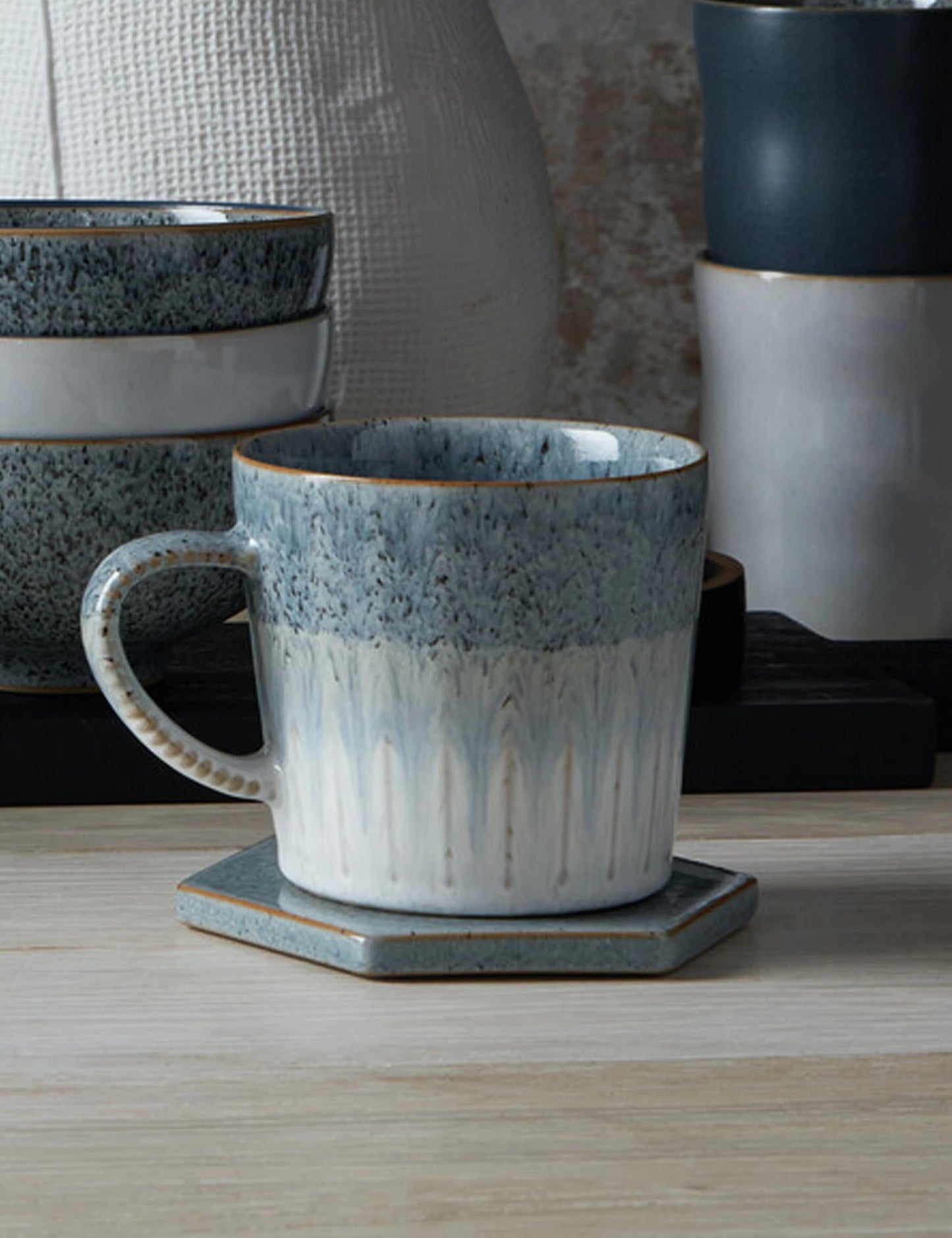 Set of 2 Studio Grey Accent Mugs