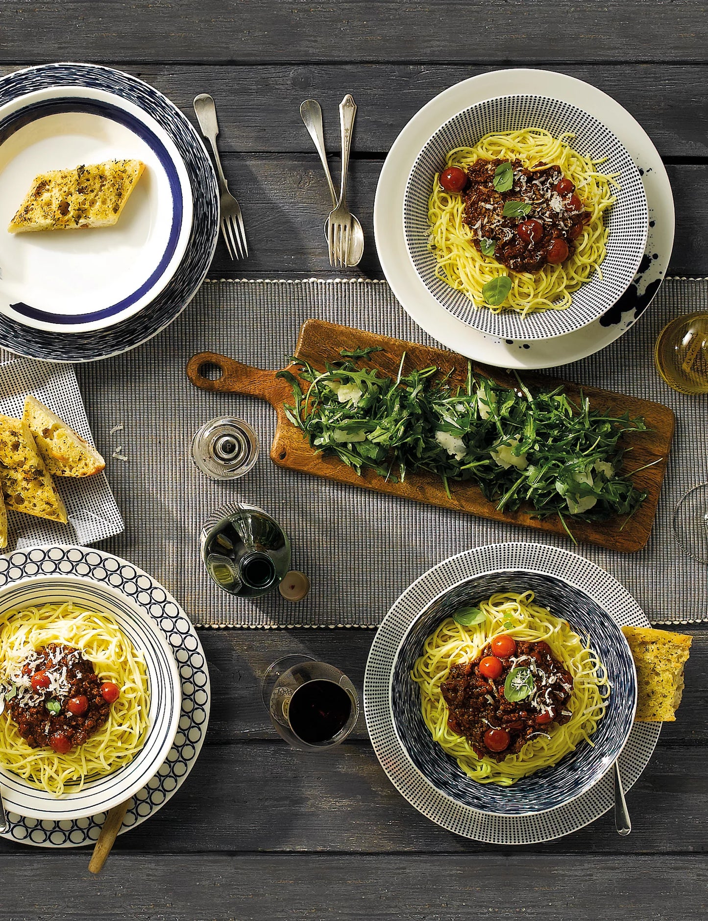 Set of 6 Pacific Blue Side Plates