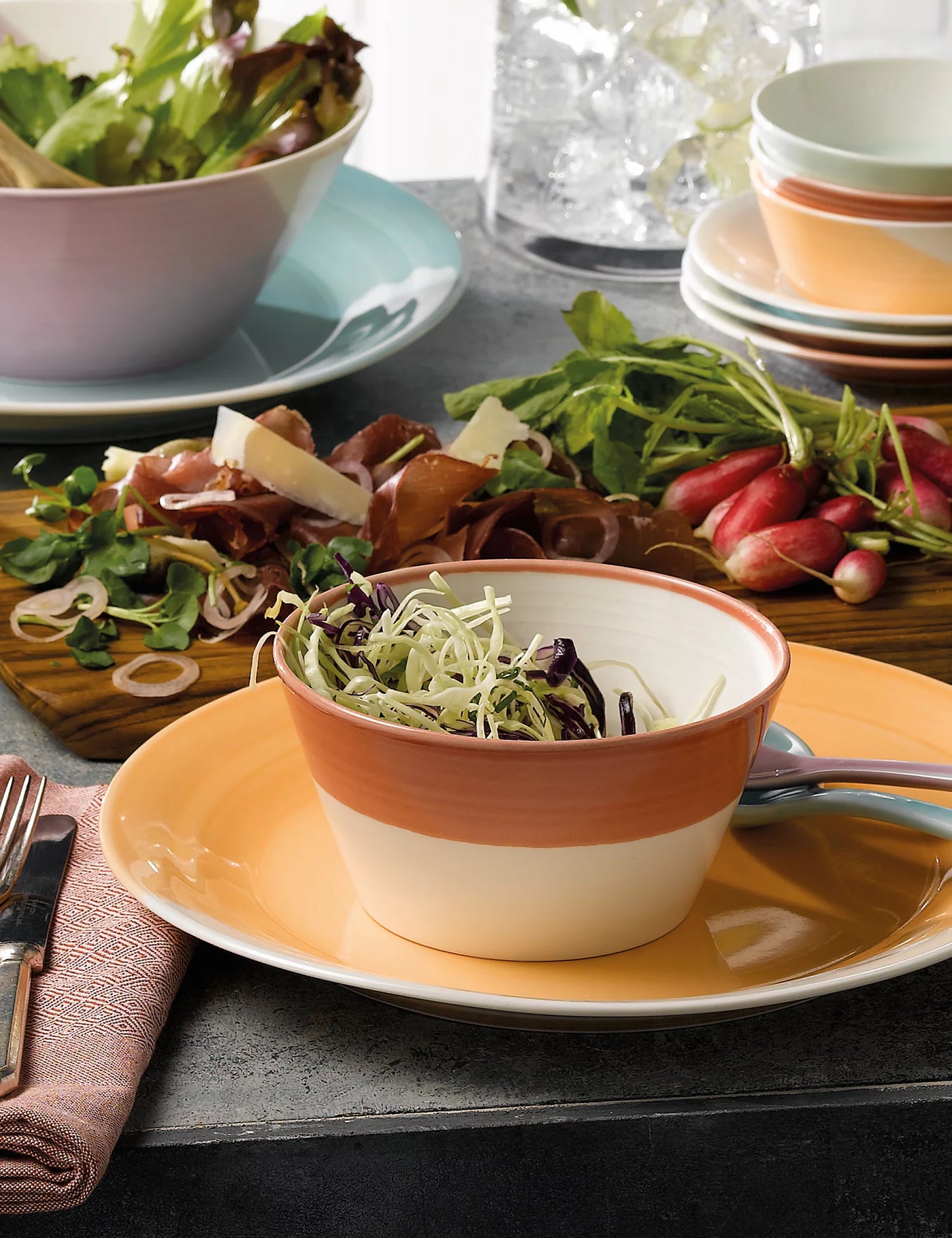 16 Piece 1815 Bright Colours Dinner Set