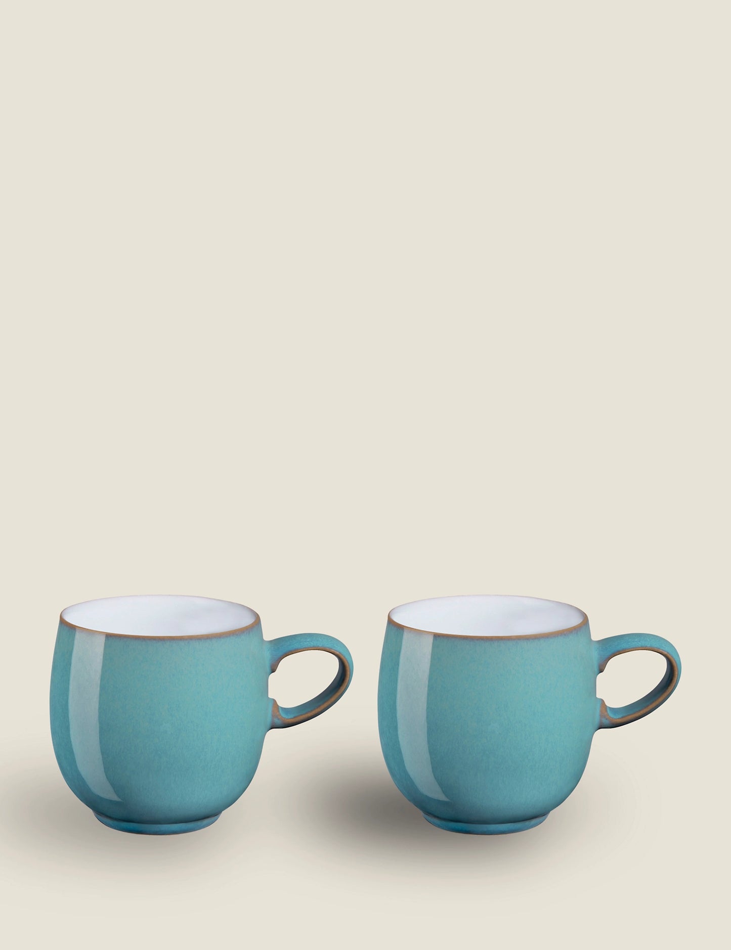 Set of 2 Azure Curve Mugs