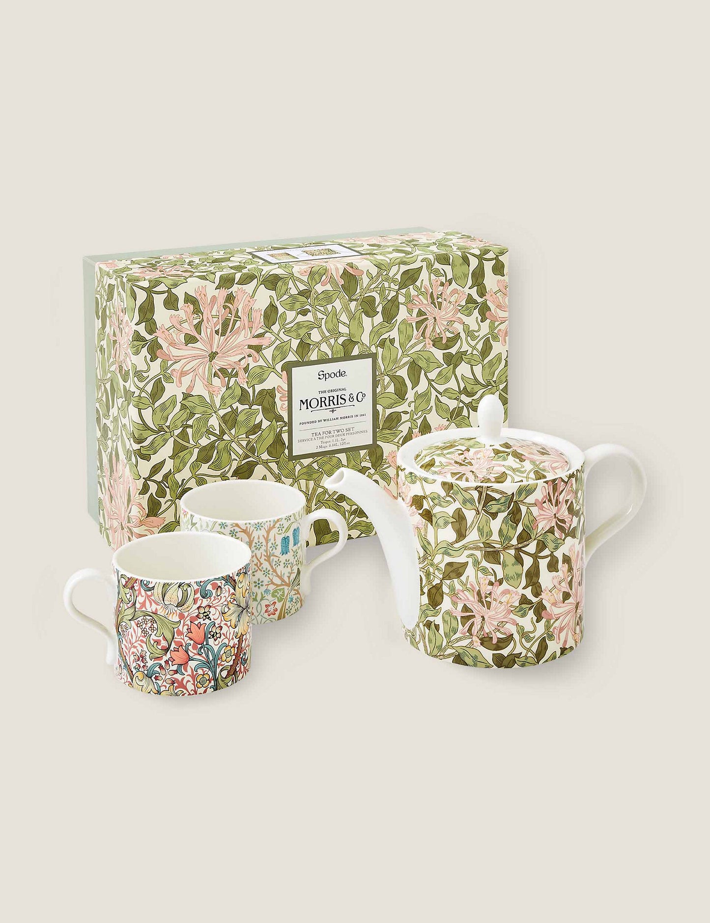 Patterned Teapot & Mug Set