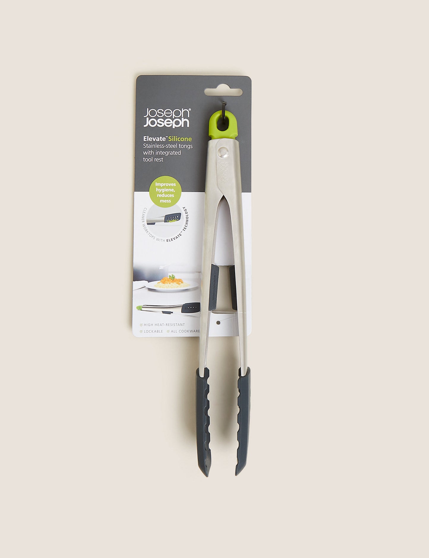 Elevate™ Silicone Steel Tongs