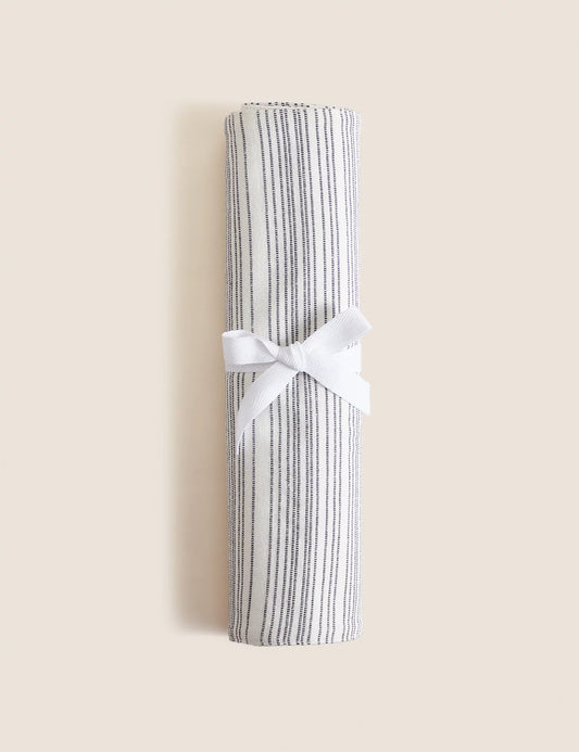 Cotton Striped Table Runner